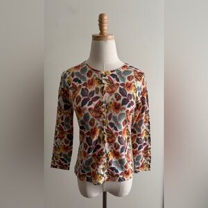 Garnet Hill Signature Eco Merino Cardigan (Size XS)